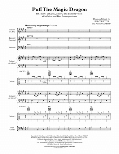 Puff The Magic Dragon (arr. Charles A. Gravenhorst)