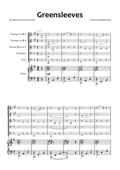 Greensleeves (arr. Glauco Fernandes)