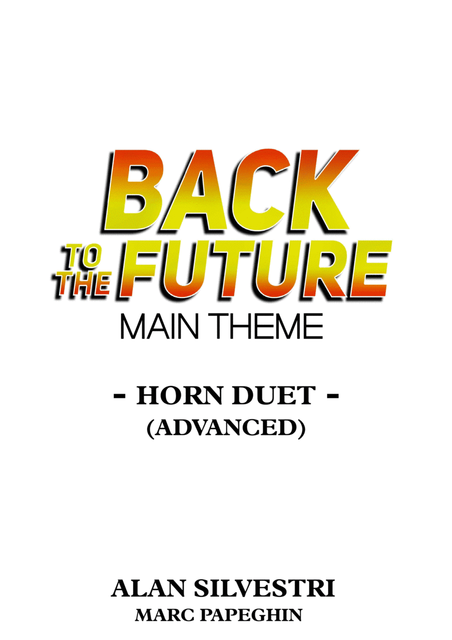Back To The Future (arr. Marc Papeghin)