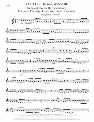 Waterfalls (arr. Kevin Busse)