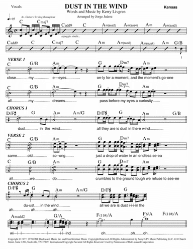Dust In The Wind (arr. Jorge Juárez)