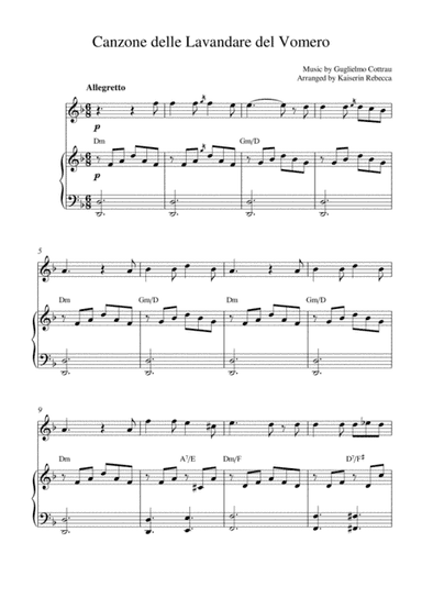 Canzone delle Lavandare del Vomero (arr. Kaiserin Rebecca)