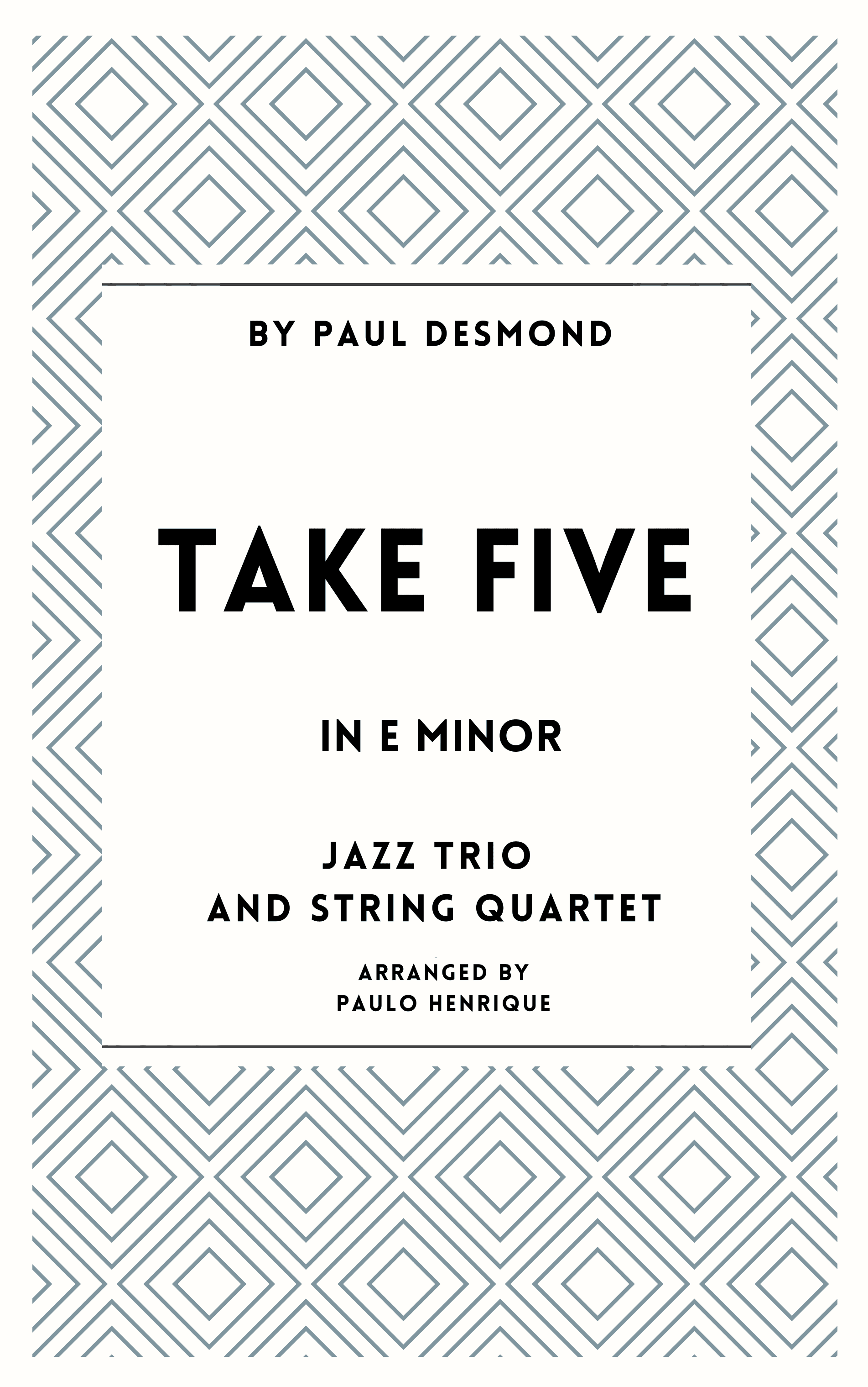Take Five (arr. Paulo Henrique)