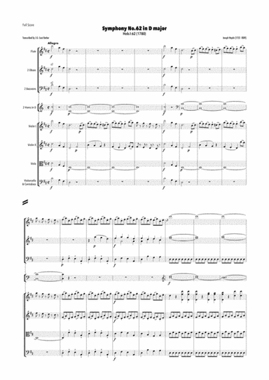 Haydn - Symphony No.62 in D major, Hob.I:62 (arr. J.G. Cucó Barber)