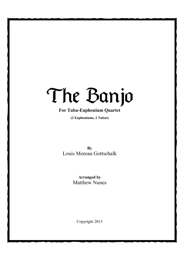 The Banjo (arr. Matthew Nunes)