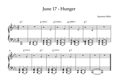 June 17 - Hunger