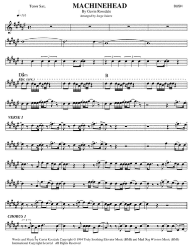 Machinehead (arr. Jorge Juárez)