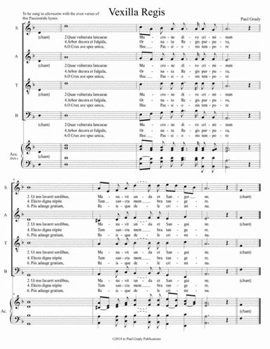 Vexilla Regis (Chant / SATB)