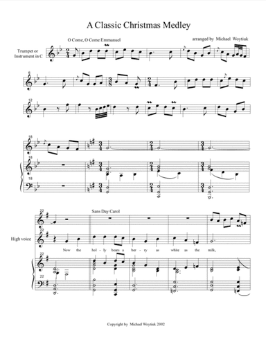 A Classic Christmas Medley (arr. Michael Woytiuk)