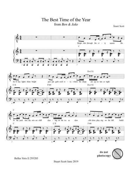 Best Time of the Year from the musical Ben & Jake