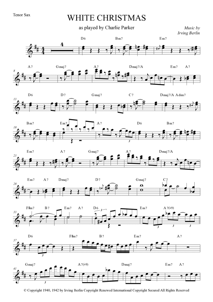 White Christmas (arr. Anderson Quevedo)