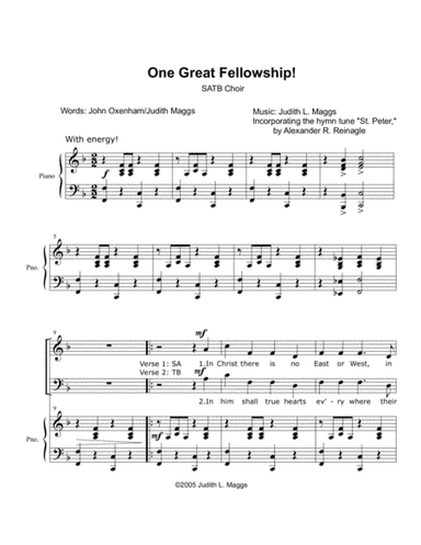 One Great Fellowship (arr. Maggs)