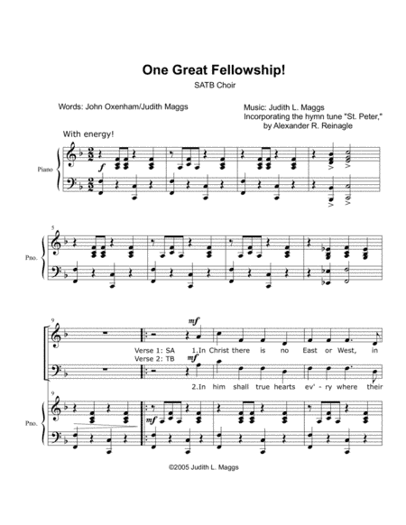 One Great Fellowship (arr. Maggs)