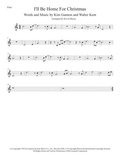 I'll Be Home For Christmas (arr. Kevin Busse)