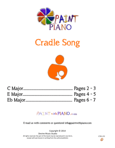 Cradle Song by Franz Schubert for Easy Piano (arr. Joshua Devine)