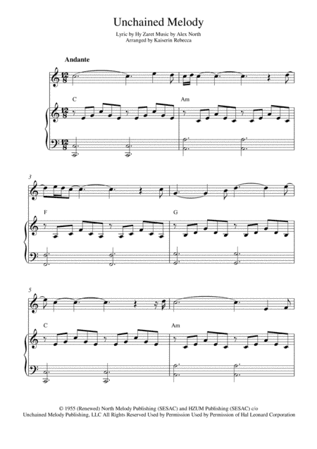 Unchained Melody (arr. Kaiserin Rebecca)