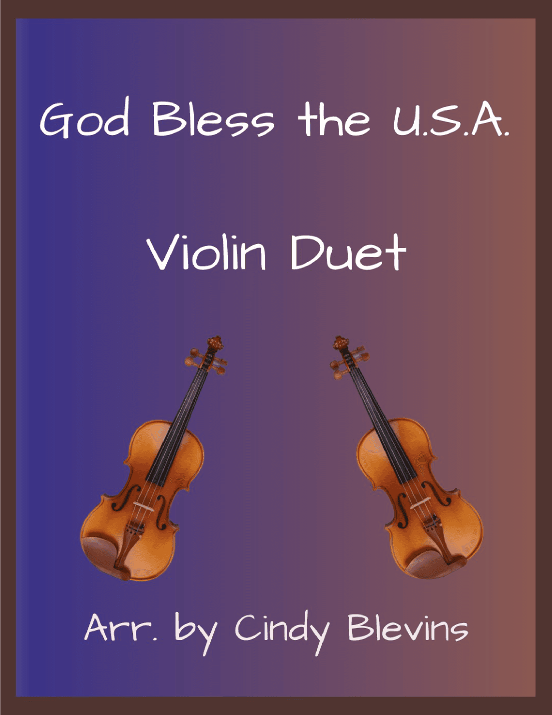 God Bless The U.S.A. (arr. Cindy Blevins)