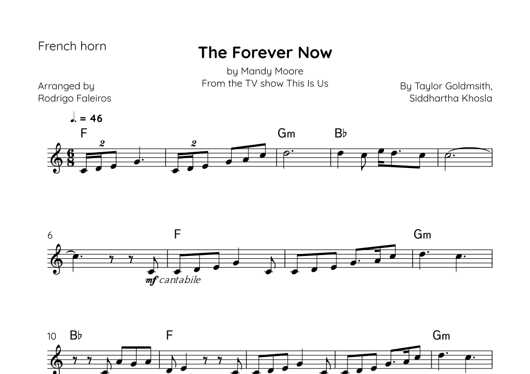 The Forever Now (arr. Rodrigo Faleiros)