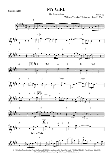 My Girl (arr. Anderson Quevedo)