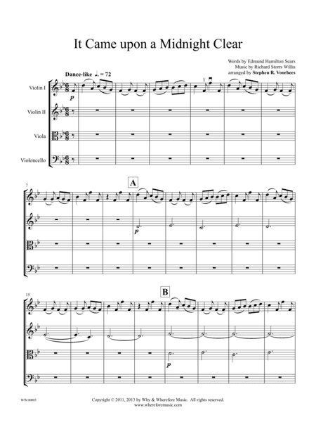 It Came Upon a Midnight Clear (arr. Stephen R. Voorhees)