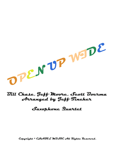 Open Up Wide (arr. Jeff Tincher)