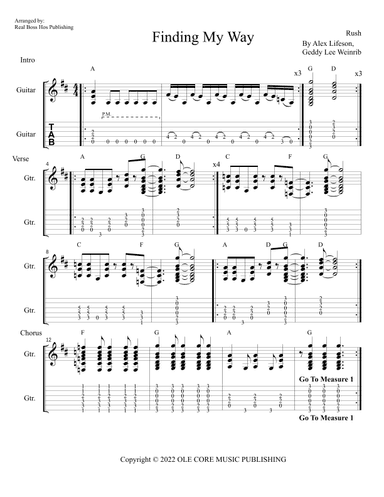 Finding My Way (arr. The Real Boss Hos Publishing)