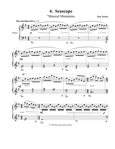 Musical Miniatures 4.  "Seascape"