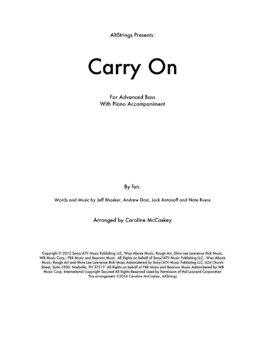 Carry On (arr. Caroline McCaskey)