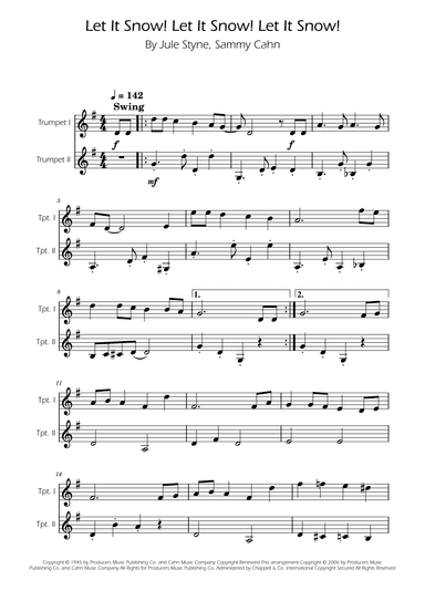 Let It Snow! Let It Snow! Let It Snow! (arr. Ygor Nunes)