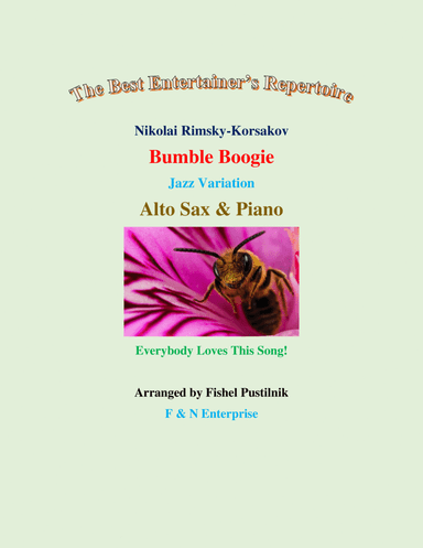 "Bumble Boogie Jazz Variation"-Piano Background Track for Alto Sax and Piano-Video (arr. Fishel Pustilnik)