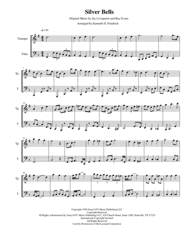 Silver Bells (arr. Kenneth D. Friedrich)
