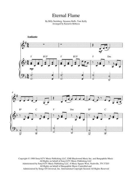 Eternal Flame (arr. Kaiserin Rebecca)