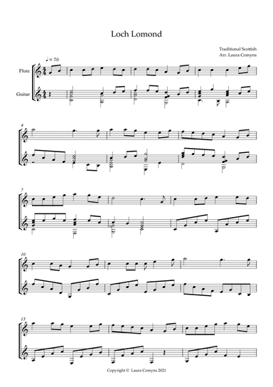 Loch Lomond (arr. Laura Comyns)