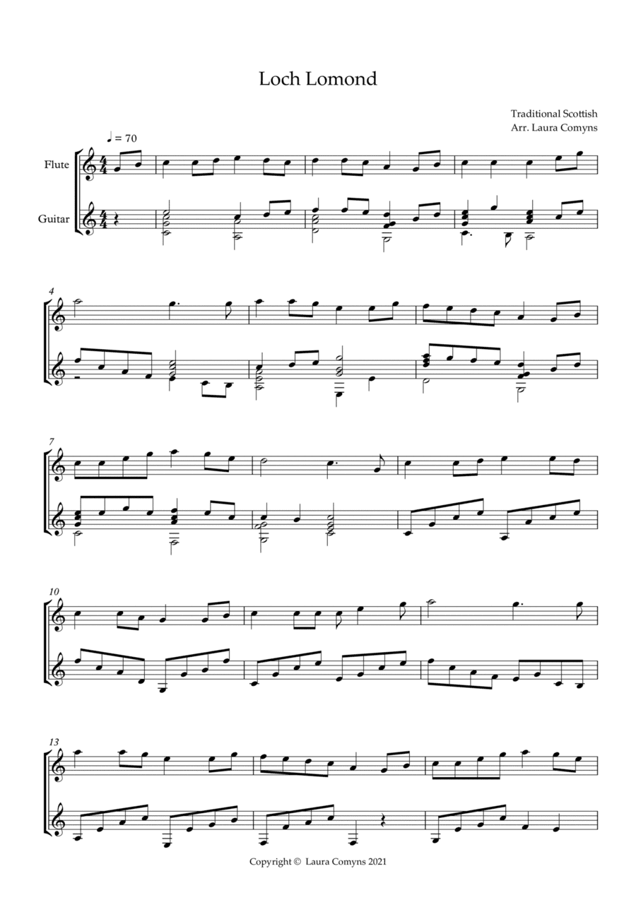 Loch Lomond (arr. Laura Comyns)