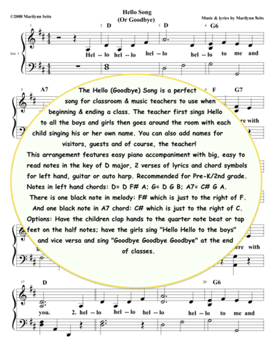 THE HELLO AND GOODBYE SONG
