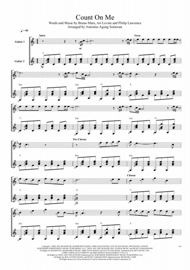 Count On Me (arr. Antonius Agung Setiawan)