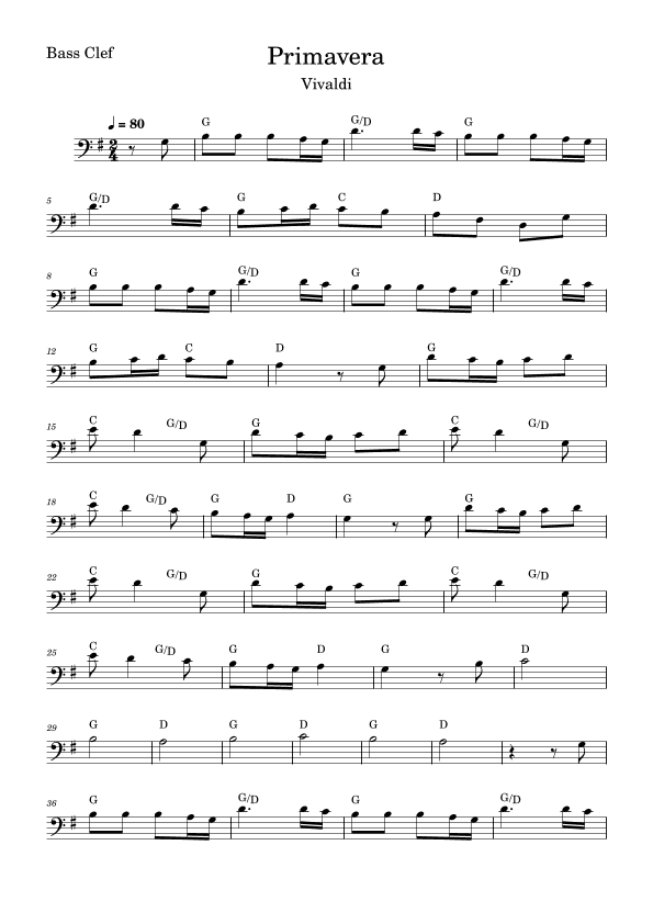 Primavera (arr. Fabio Eduardo de Oliveira)