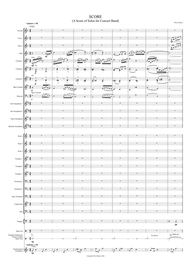 SCORE (A Score of Solos for Concert Band)