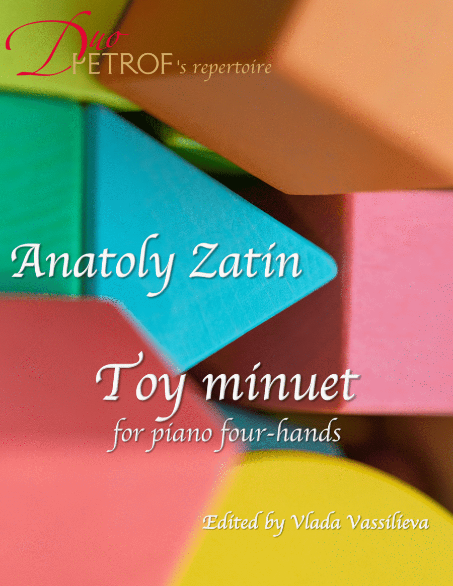 Toy minuet, for piano four-hands