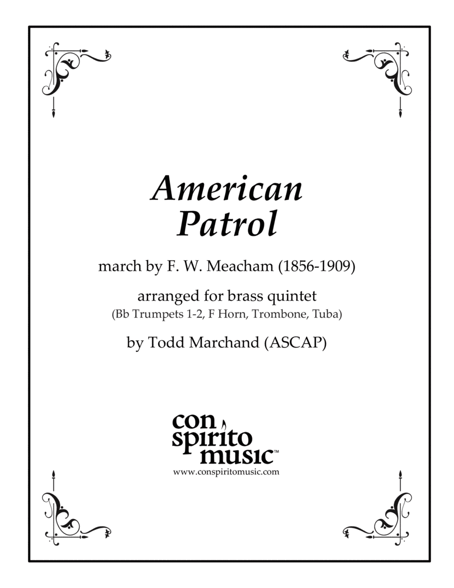 American Patrol - brass quintet (arr. Todd Marchand (ASCAP))