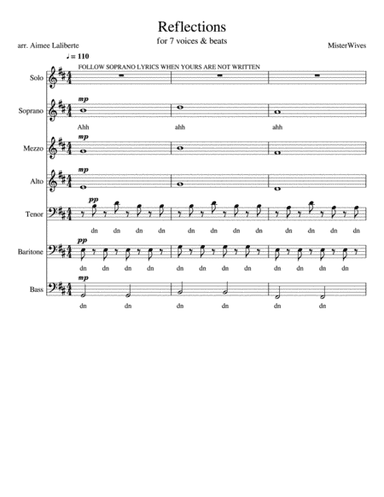 Reflections (arr. Aimee Laliberte)