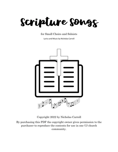 Scripture Songs for Small Choirs