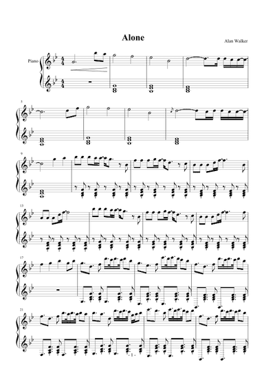 Alone (arr. Alan Walker)
