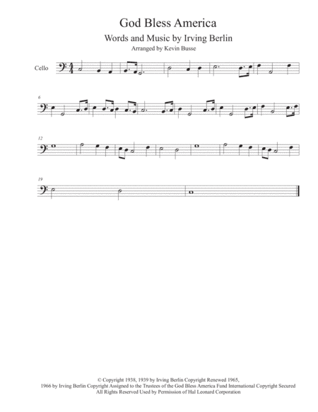 God Bless America (arr. Kevin Busse)