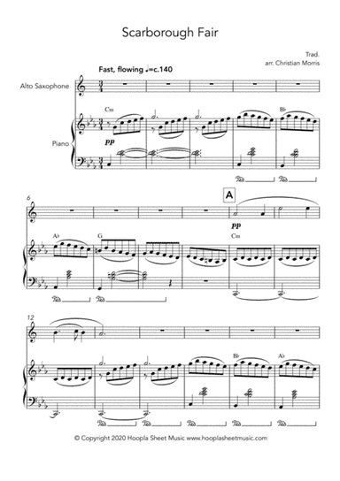 Scarborough Fair (arr. Hoopla Sheet Music)