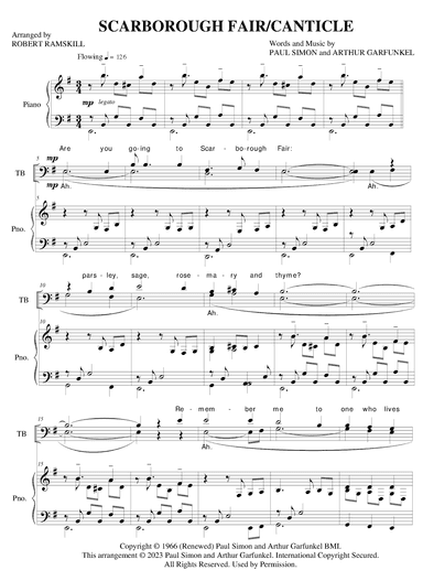Scarborough Fair/canticle (arr. Robert Ramskill)