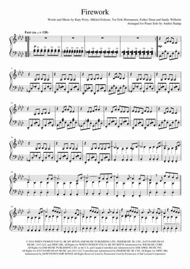 Firework (arr. Andrei Hadap)