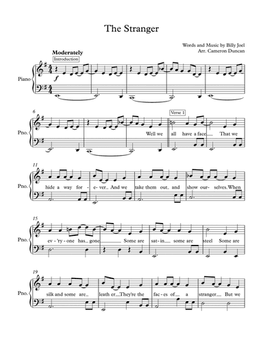 The Stranger (arr. Cameron Duncan)