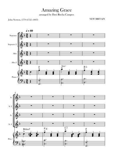 Amazing Grace (arr. Davi Rocha Campos)