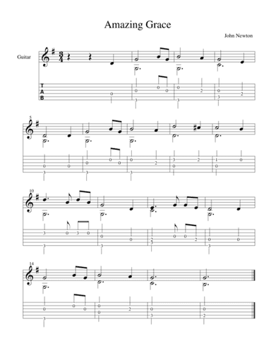 Easy Finger-Style Hymns (TAB) (arr. J.L. Case)